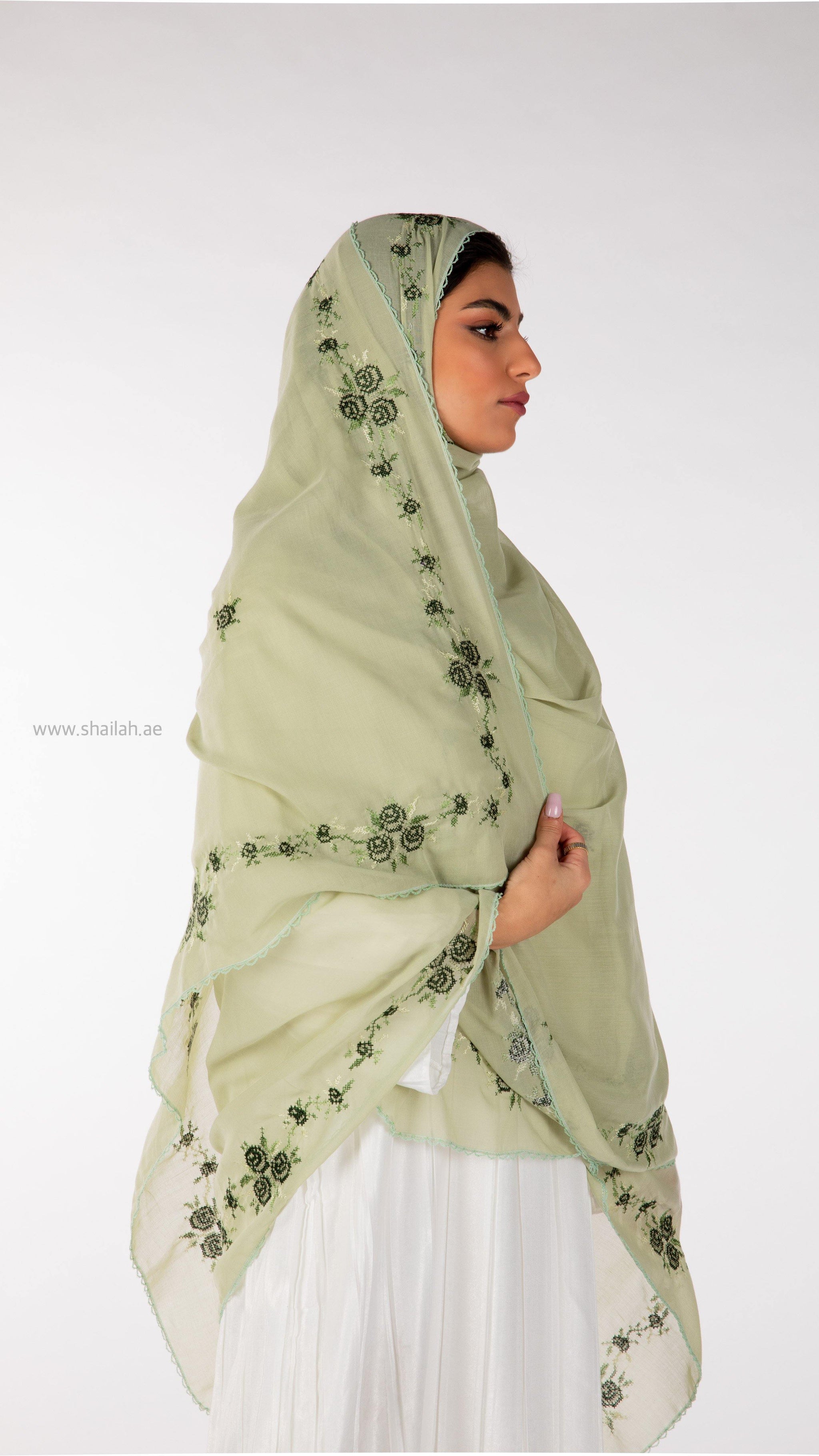 RZ3-16 شيلة جوري روز زيتوني - Shailah.ae شيلة