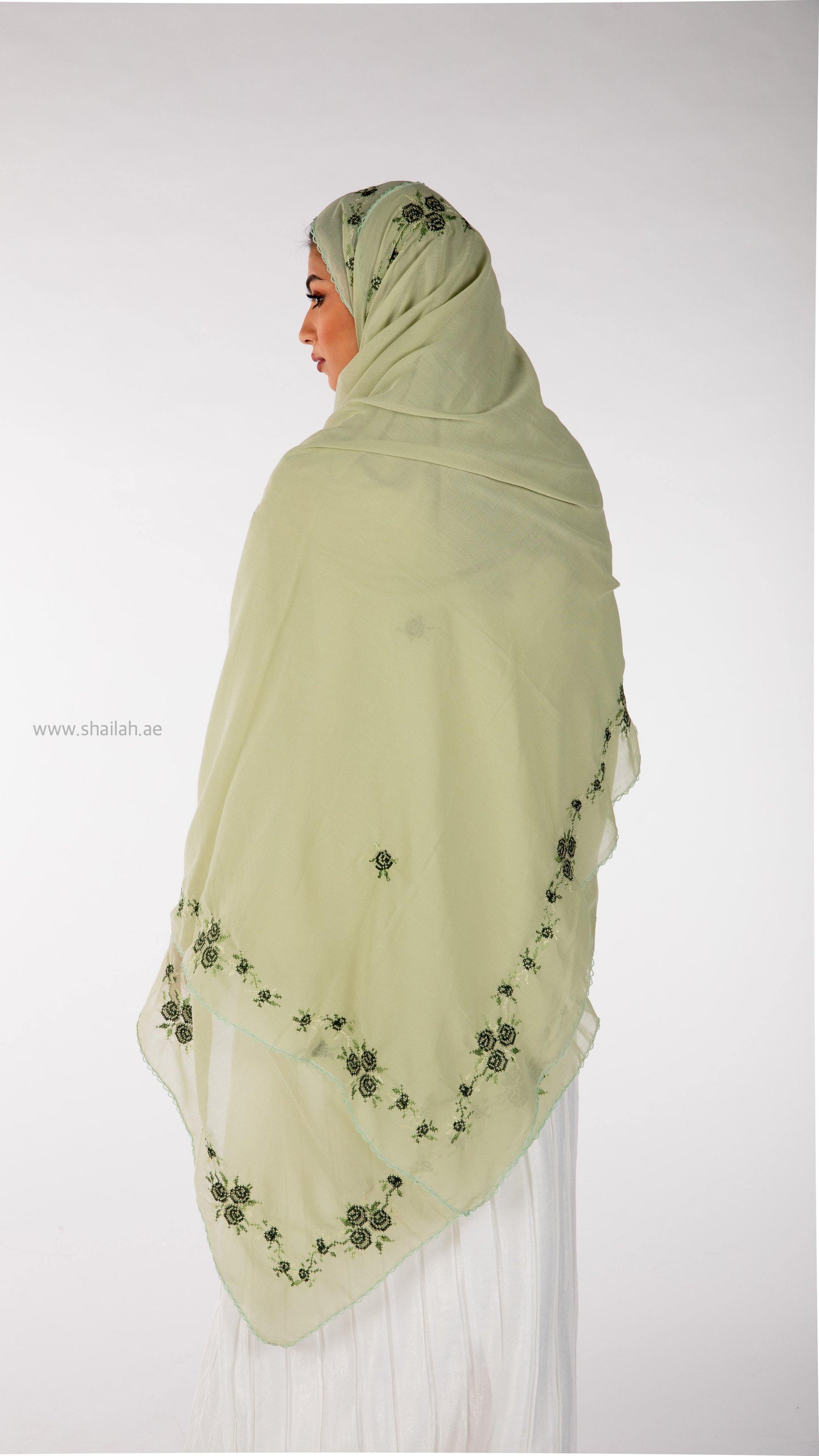 RZ3-16 شيلة جوري روز زيتوني - Shailah.ae شيلة